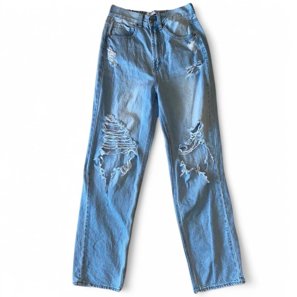 Wax Jean Mom Jeans